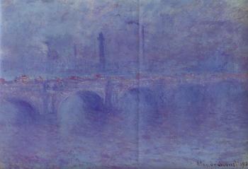 Claude Oscar Monet : Waterloo Bridge, Fog Effect